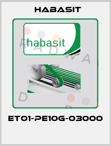 ET01-PE10G-03000  Habasit