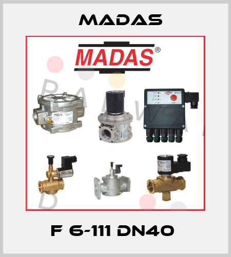 F 6-111 DN40  Madas