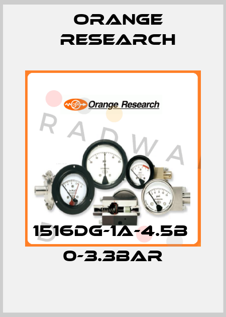 1516DG-1A-4.5B  0-3.3BAR Orange Research