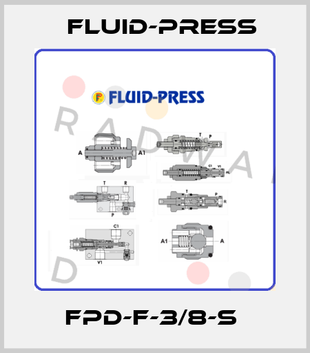 FPD-F-3/8-S  Fluid-Press