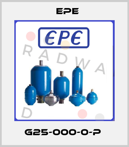 G25-000-0-P  Epe