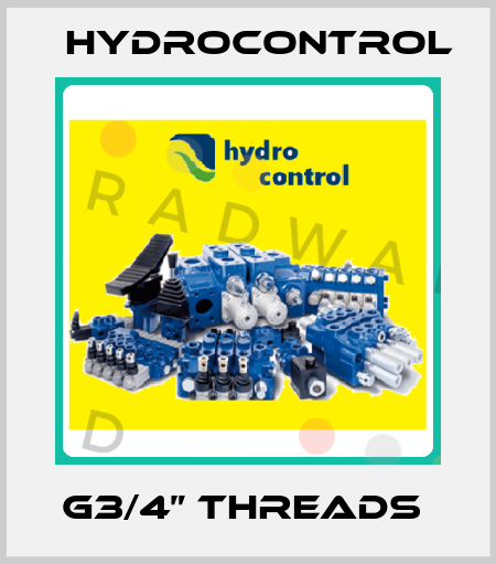 G3/4” THREADS  Hydrocontrol