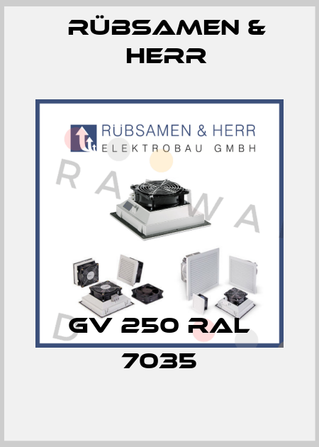 GV 250 RAL 7035 Rübsamen & Herr