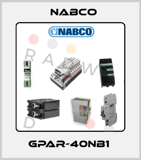 GPAR-40NB1  Nabco
