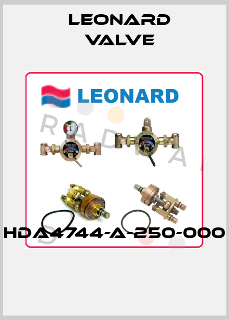 HDA4744-A-250-000  LEONARD VALVE
