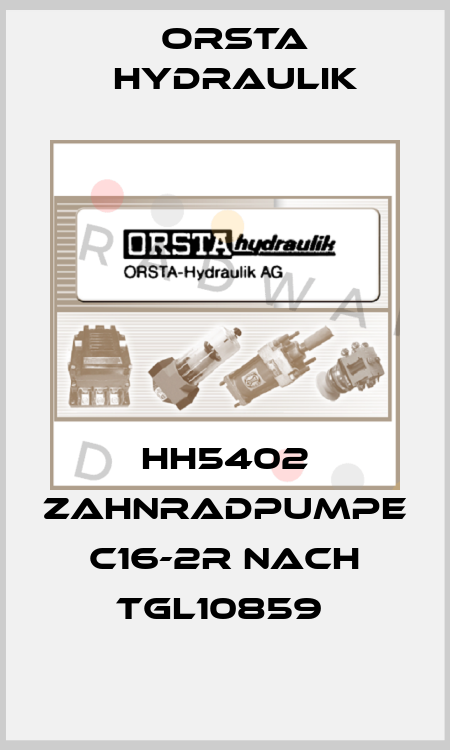 HH5402 ZAHNRADPUMPE C16-2R NACH TGL10859  Orsta Hydraulik