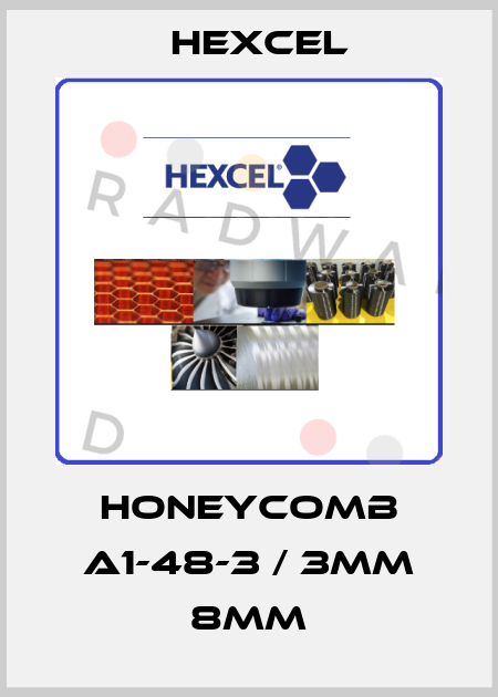 Honeycomb A1-48-3 / 3mm 8mm Hexcel