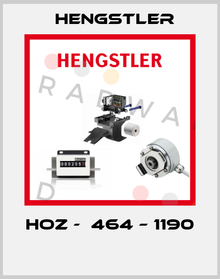 HOZ -  464 – 1190  Hengstler
