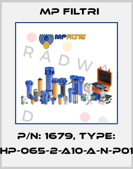 P/N: 1679, Type: HP-065-2-A10-A-N-P01 MP Filtri