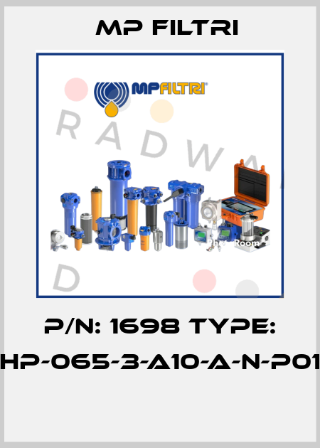 P/N: 1698 Type: HP-065-3-A10-A-N-P01  MP Filtri