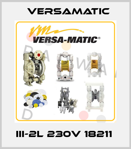 III-2L 230V 18211  VersaMatic