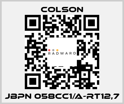 JBPN 058CC1/A-RT12,7 Colson