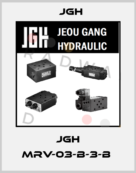 JGH MRV-03-B-3-B  JGH