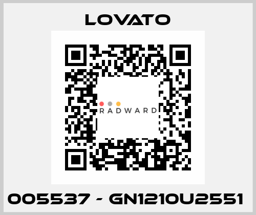 005537 - GN1210U2551  Lovato