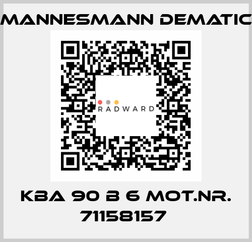 KBA 90 B 6 Mot.Nr. 71158157  Mannesmann Dematic