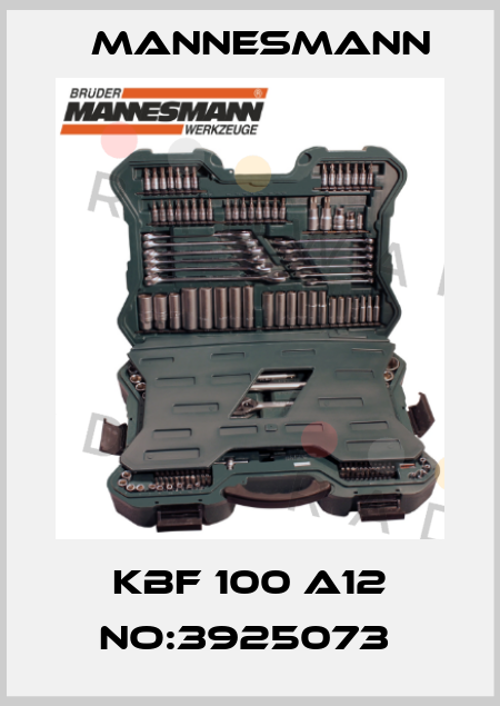 KBF 100 A12 NO:3925073  Mannesmann