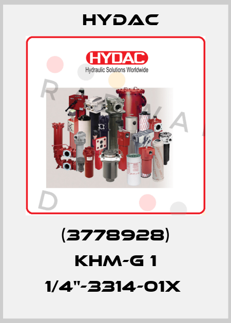 (3778928) KHM-G 1 1/4"-3314-01X  Hydac