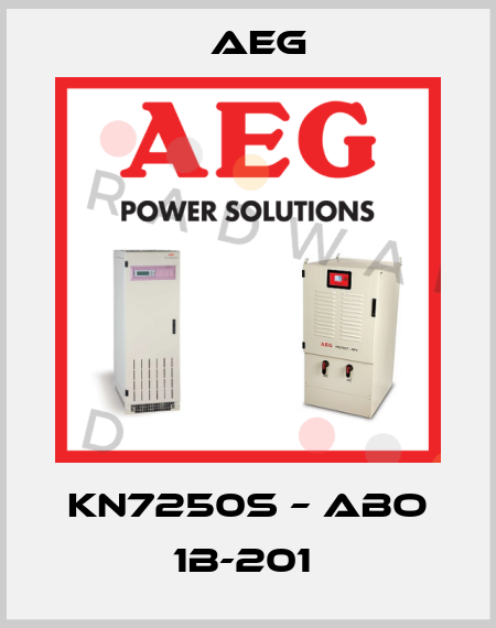 KN7250S – ABO 1B-201  AEG