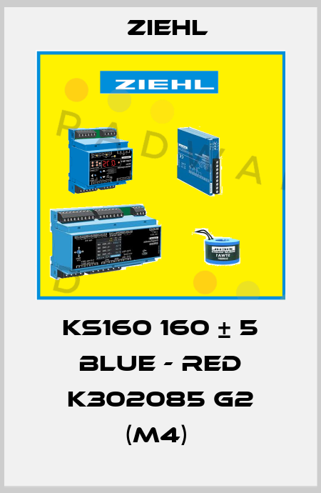 KS160 160 ± 5 BLUE - RED K302085 G2 (M4)  Ziehl