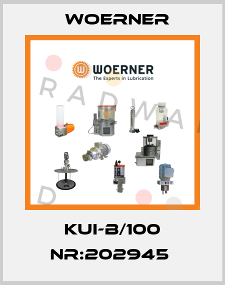 KUI-B/100 NR:202945  Woerner