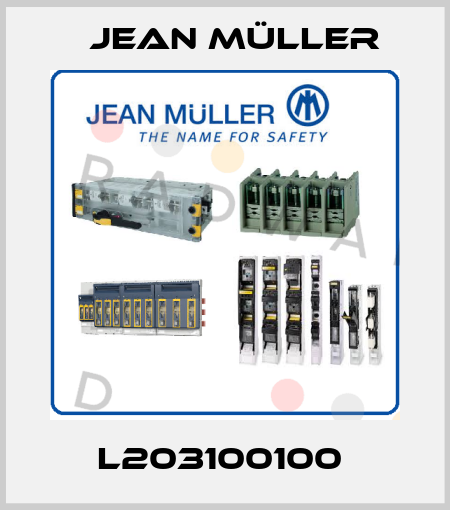 L203100100  Jean Müller