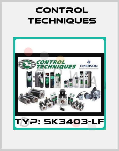 Typ: SK3403-LF Control Techniques