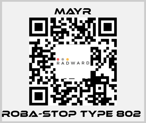 ROBA-stop Type 802  Mayr