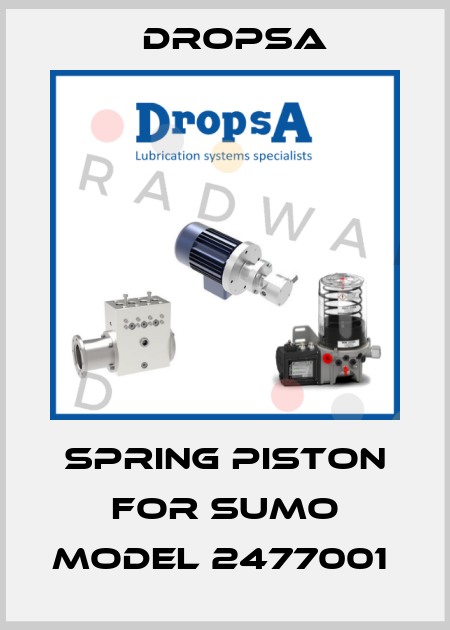 Spring piston for Sumo model 2477001  Dropsa
