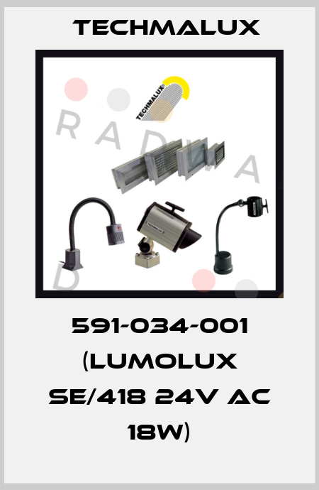 591-034-001 (Lumolux SE/418 24V AC 18W) Techmalux