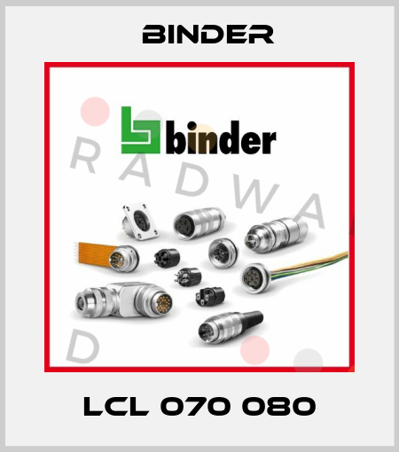 LCL 070 080 Binder