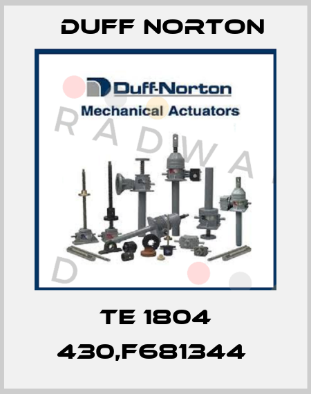 TE 1804 430,F681344  Duff Norton