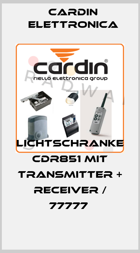 LICHTSCHRANKE CDR851 MIT TRANSMITTER + RECEIVER / 77777  Cardin Elettronica