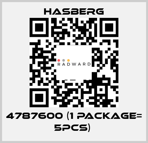 4787600 (1 Package= 5pcs)  Hasberg