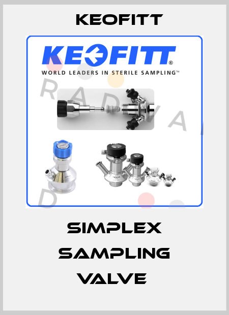 Simplex sampling valve  Keofitt