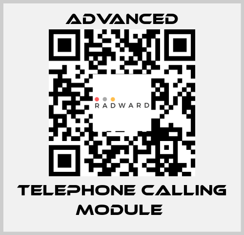 Telephone Calling Module  Advanced