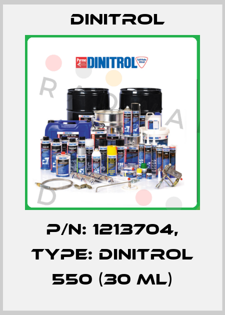 P/N: 1213704, Type: Dinitrol 550 (30 ml) Dinitrol