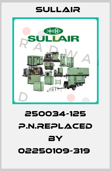 250034-125 p.n.replaced by 02250109-319  Sullair