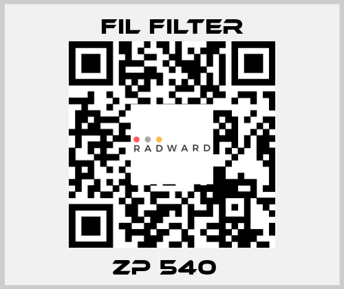 ZP 540   Fil Filter
