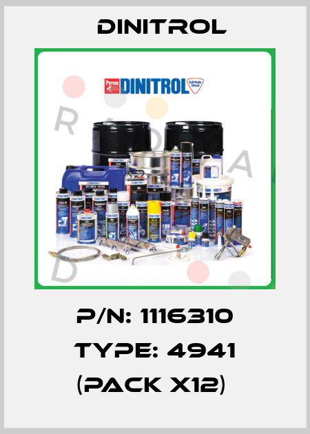 P/N: 1116310 Type: 4941 (pack x12)  Dinitrol