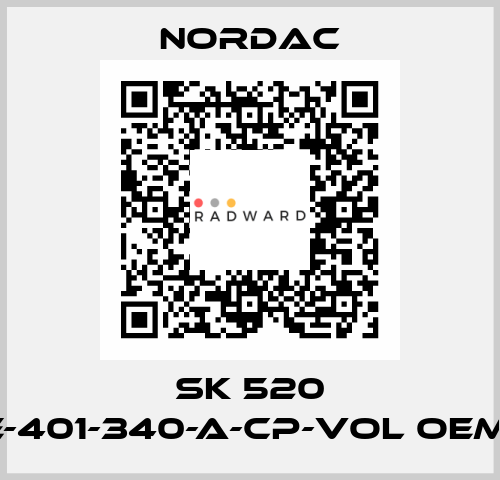 SK 520 E-401-340-A-CP-VOL OEM  NORDAC