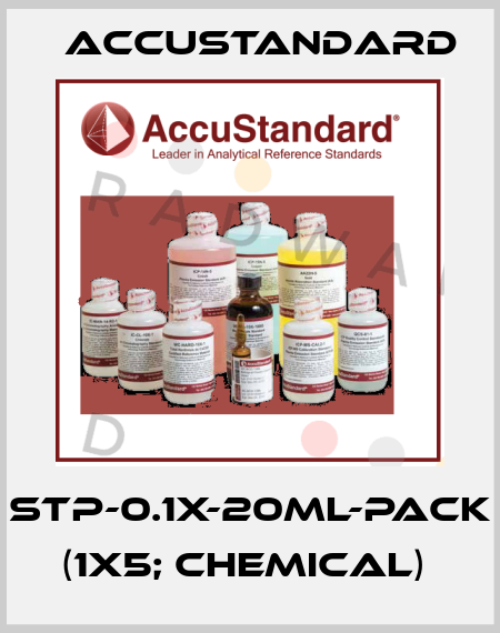 STP-0.1X-20ML-PACK (1x5; chemical)  AccuStandard
