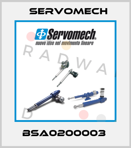 BSA0200003  Servomech