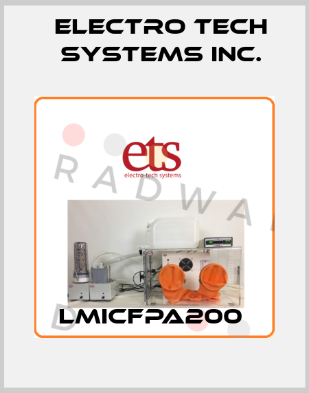 LMICFPA200  ELECTRO TECH SYSTEMS INC.