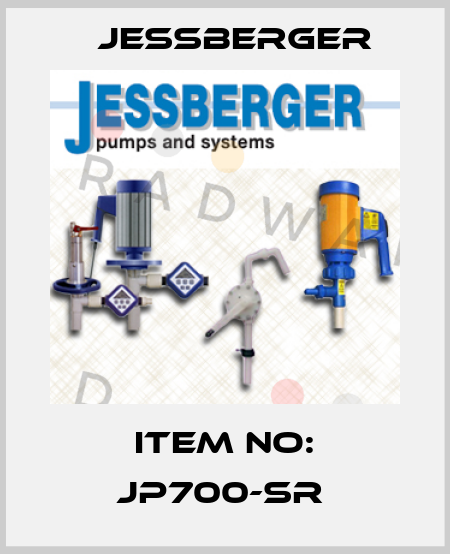 Item No: JP700-SR  Jessberger