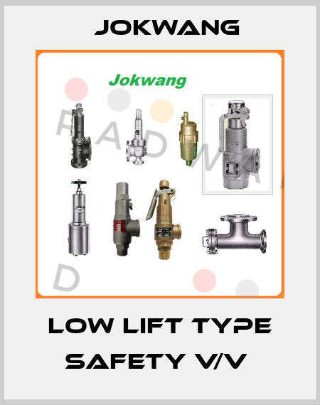 LOW LIFT TYPE SAFETY V/V  Jokwang