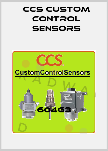 604G3 CCS Custom Control Sensors