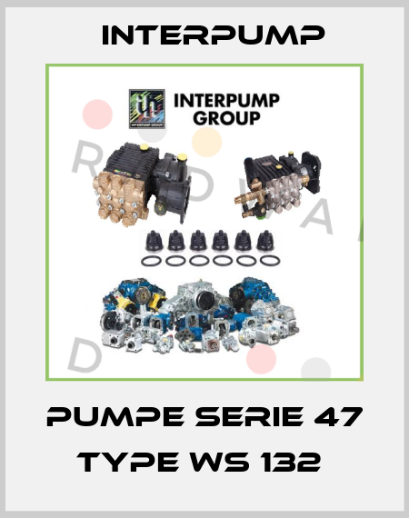 Pumpe Serie 47 Type WS 132  Interpump