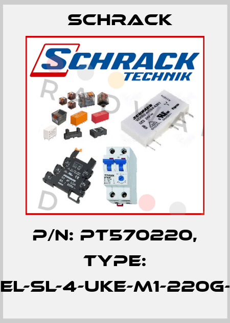 P/N: PT570220, Type: SREL-SL-4-UKE-M1-220G-06 Schrack