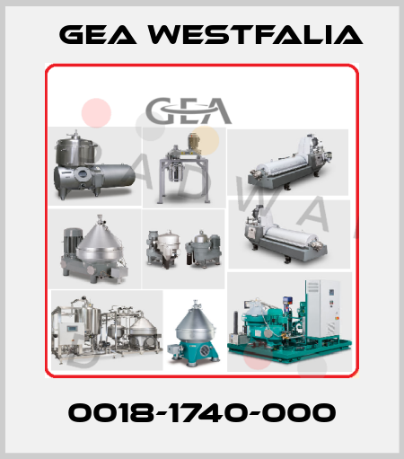 0018-1740-000 Gea Westfalia