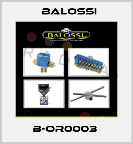 B-OR0003  Balossi